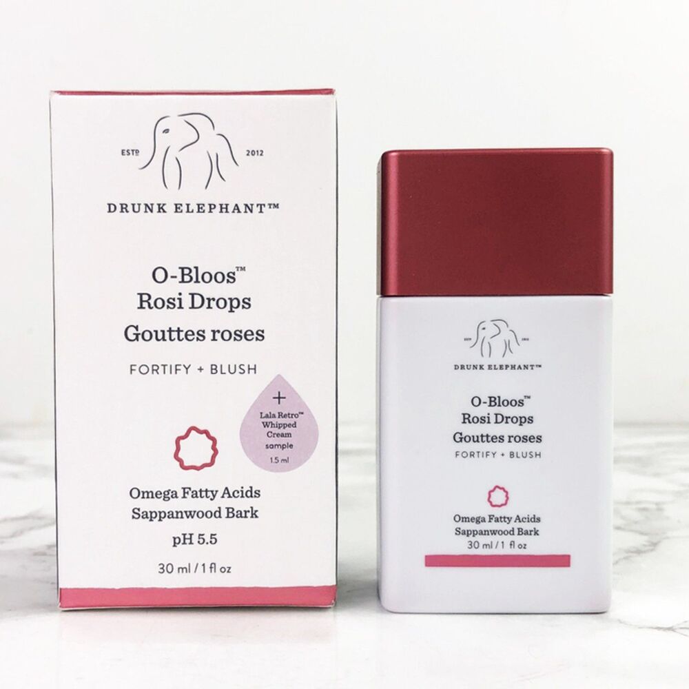 NIB Drunk Elephant O-Bloos Rosi Drops Blush Serum - Picture 8 of 9
